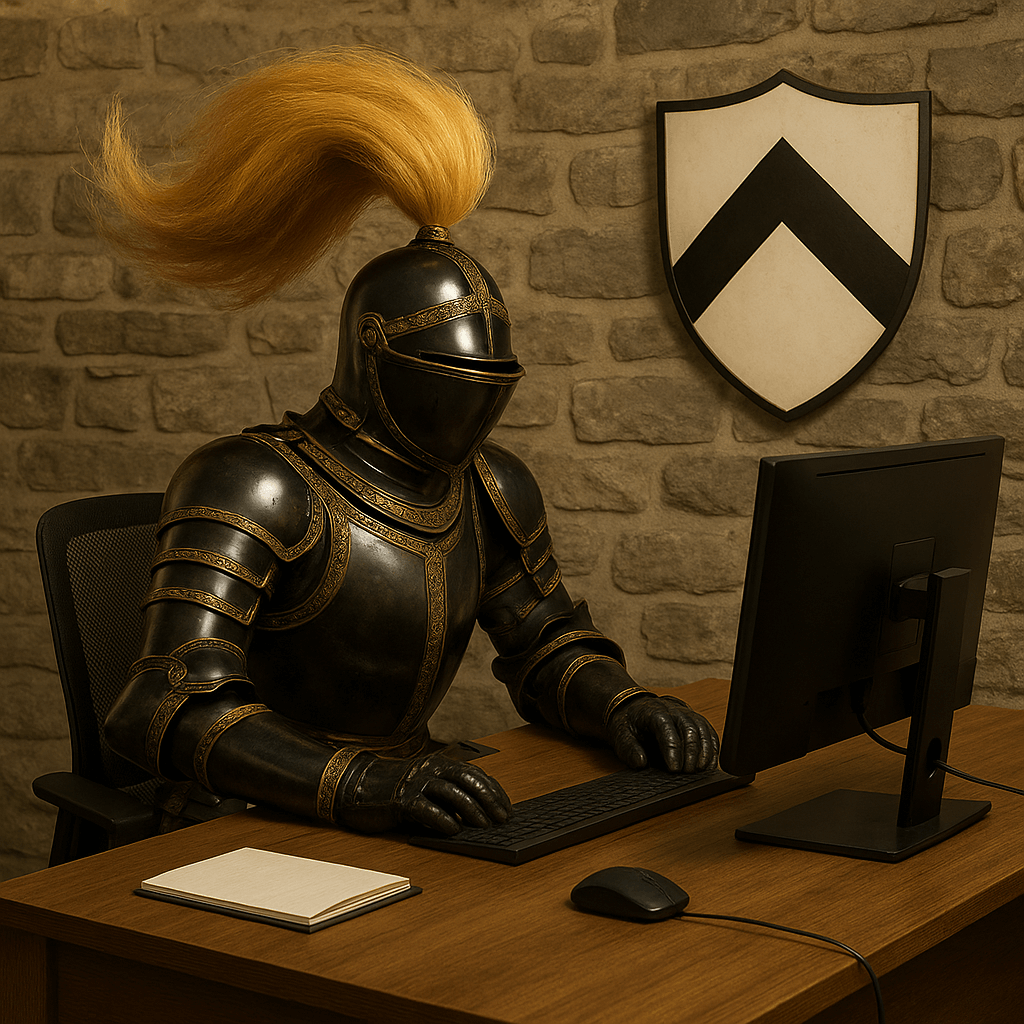 Black Knight Office Desk